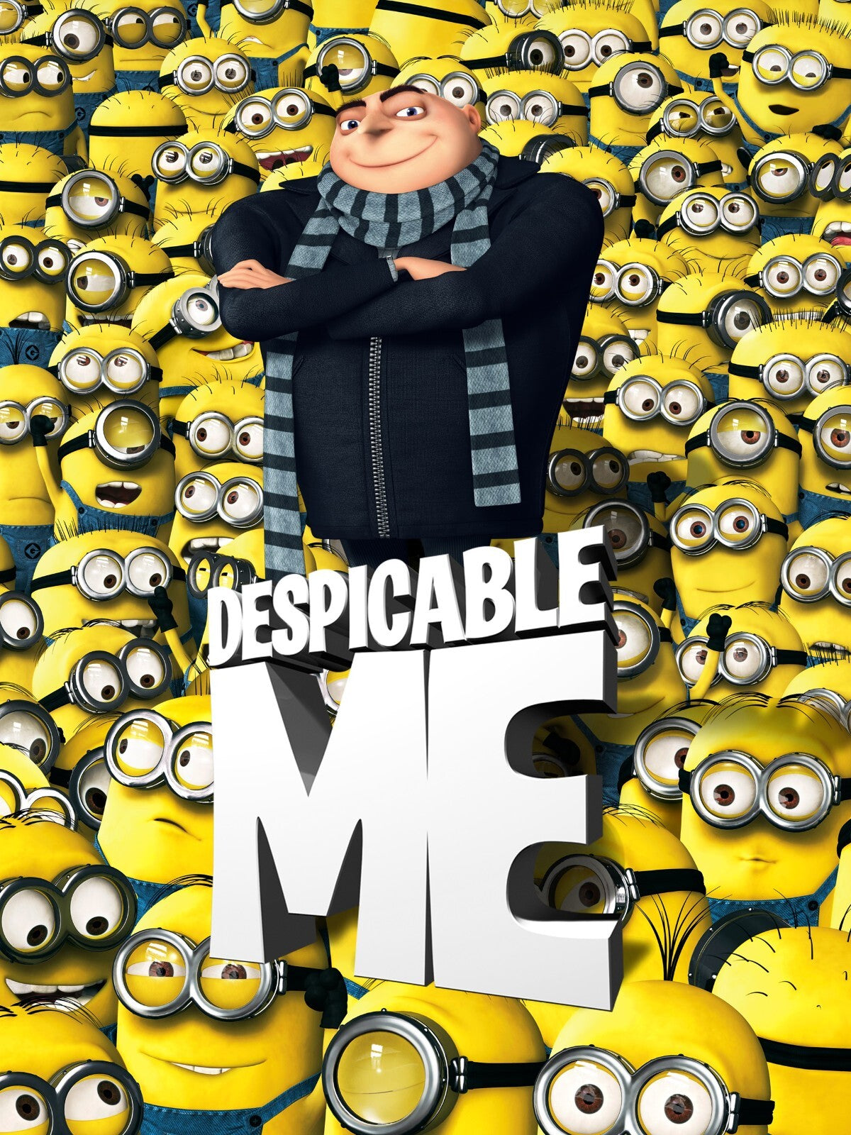 Despicable Me Movie Poster | Gru Surrounded by Minions - Movies & TV Poster