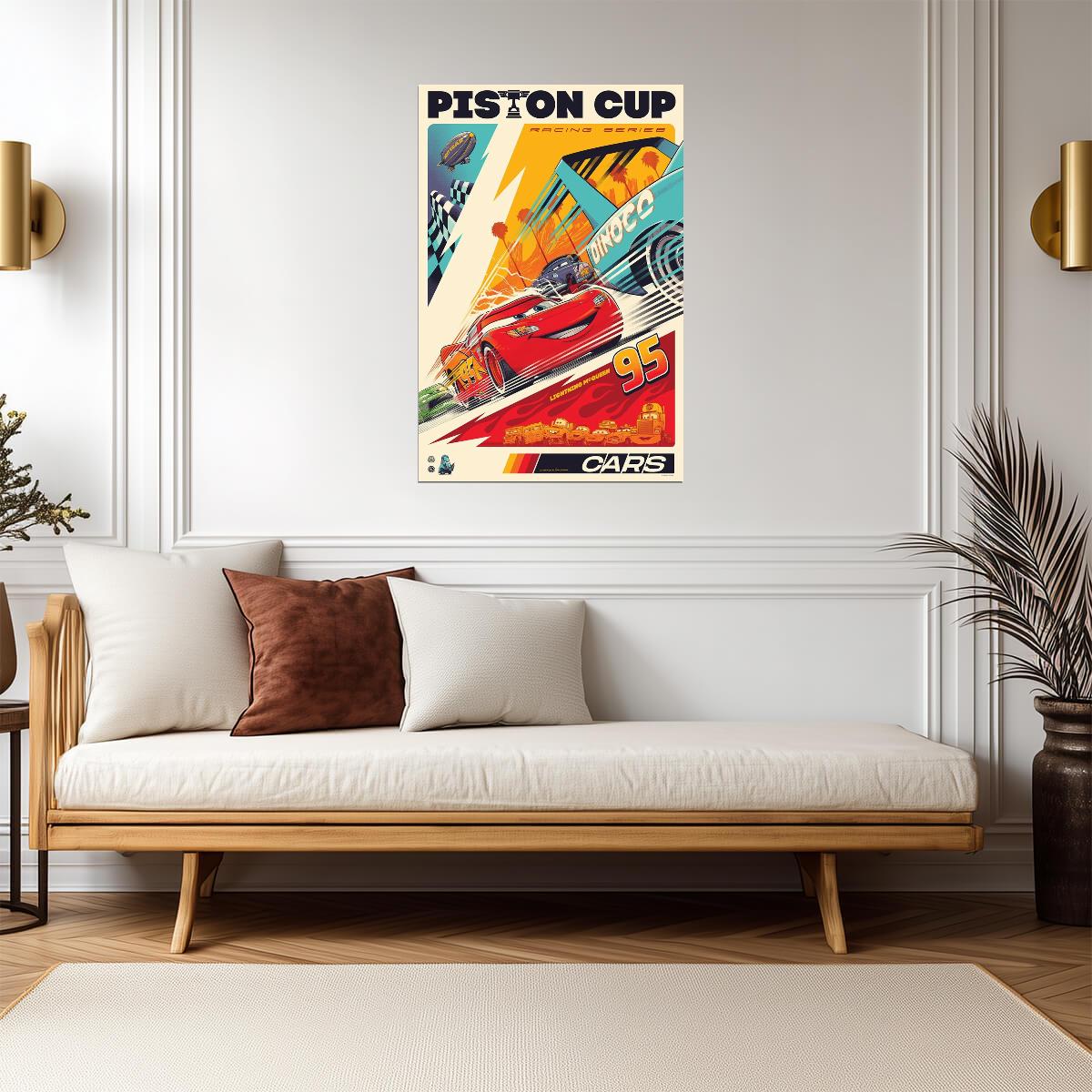 Cars 2006 Movie Poster | Piston Cup Racing Graphic - Movies & TV Poster