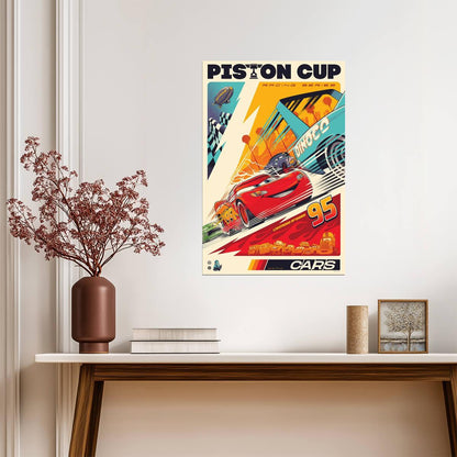 Cars 2006 Movie Poster | Piston Cup Racing Graphic - Movies & TV Poster