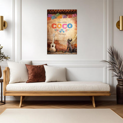 Coco 2017 Movie Poster | Dante and the White Guitar - Movies & TV Poster