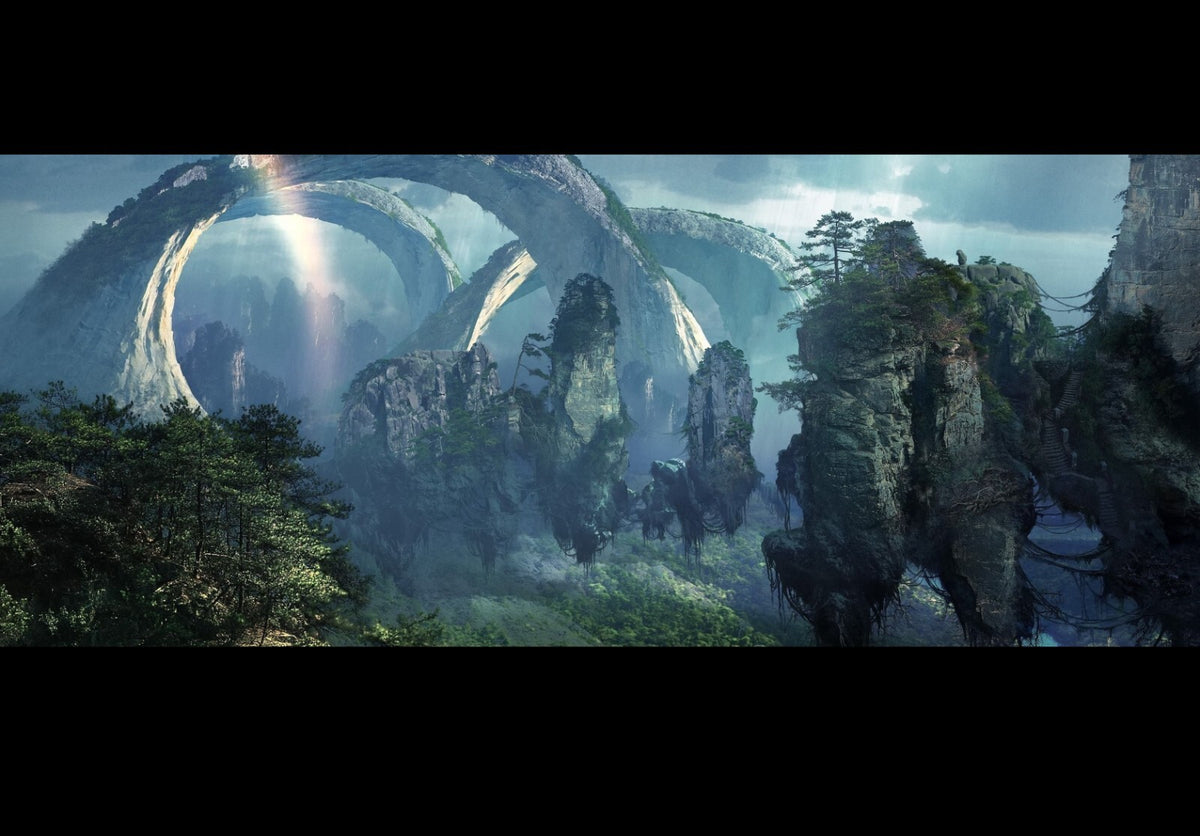 Avatar 2009 Movie Poster | Pandora Rock Arches - Movies & TV Poster