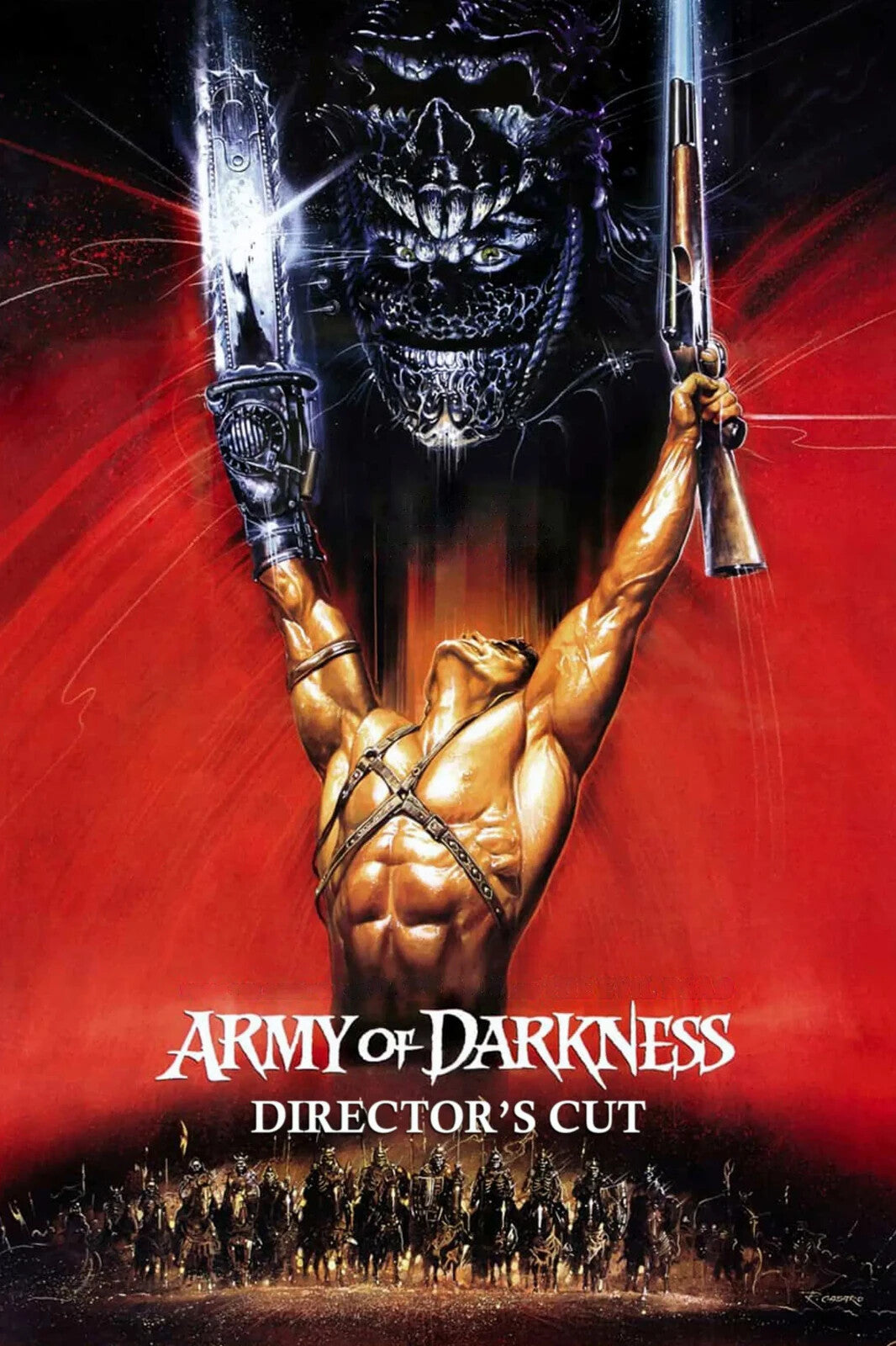 Army of Darkness Movie Poster | Ash Raising a Chainsaw - Movies & TV Poster