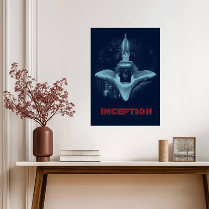 Inception Movie Poster | Dreamers Facing across a City - Movies & TV Poster
