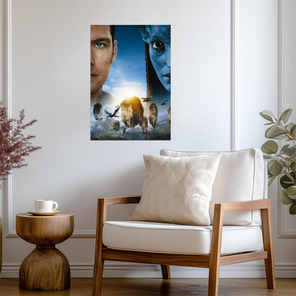 Avatar 2009 Movie Poster | Jake Sully and Neytiri - Movies & TV Poster