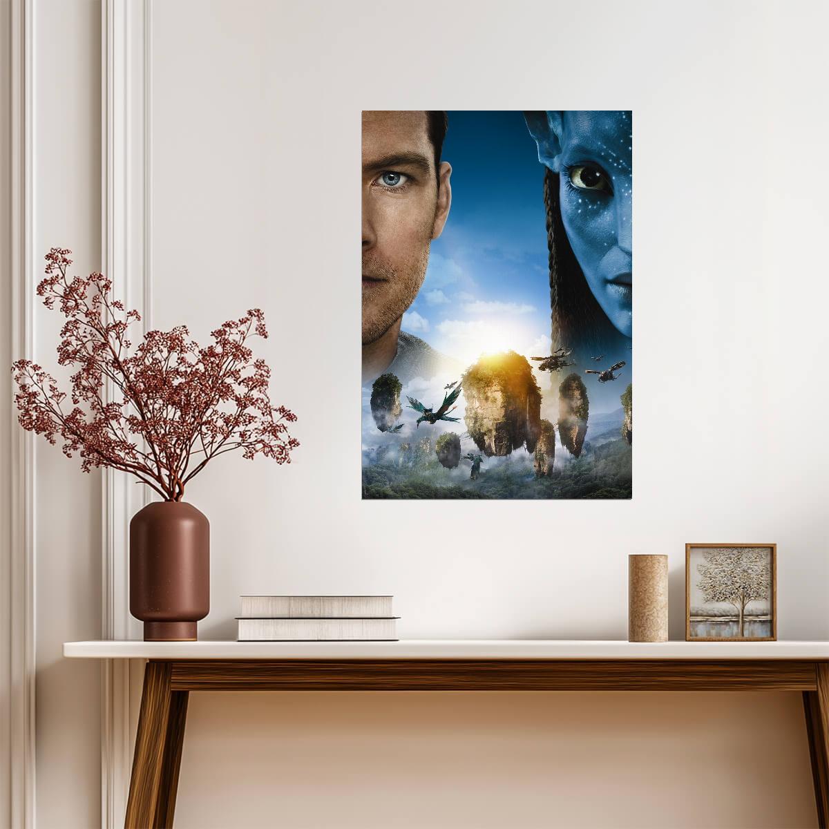 Avatar 2009 Movie Poster | Jake Sully and Neytiri - Movies & TV Poster