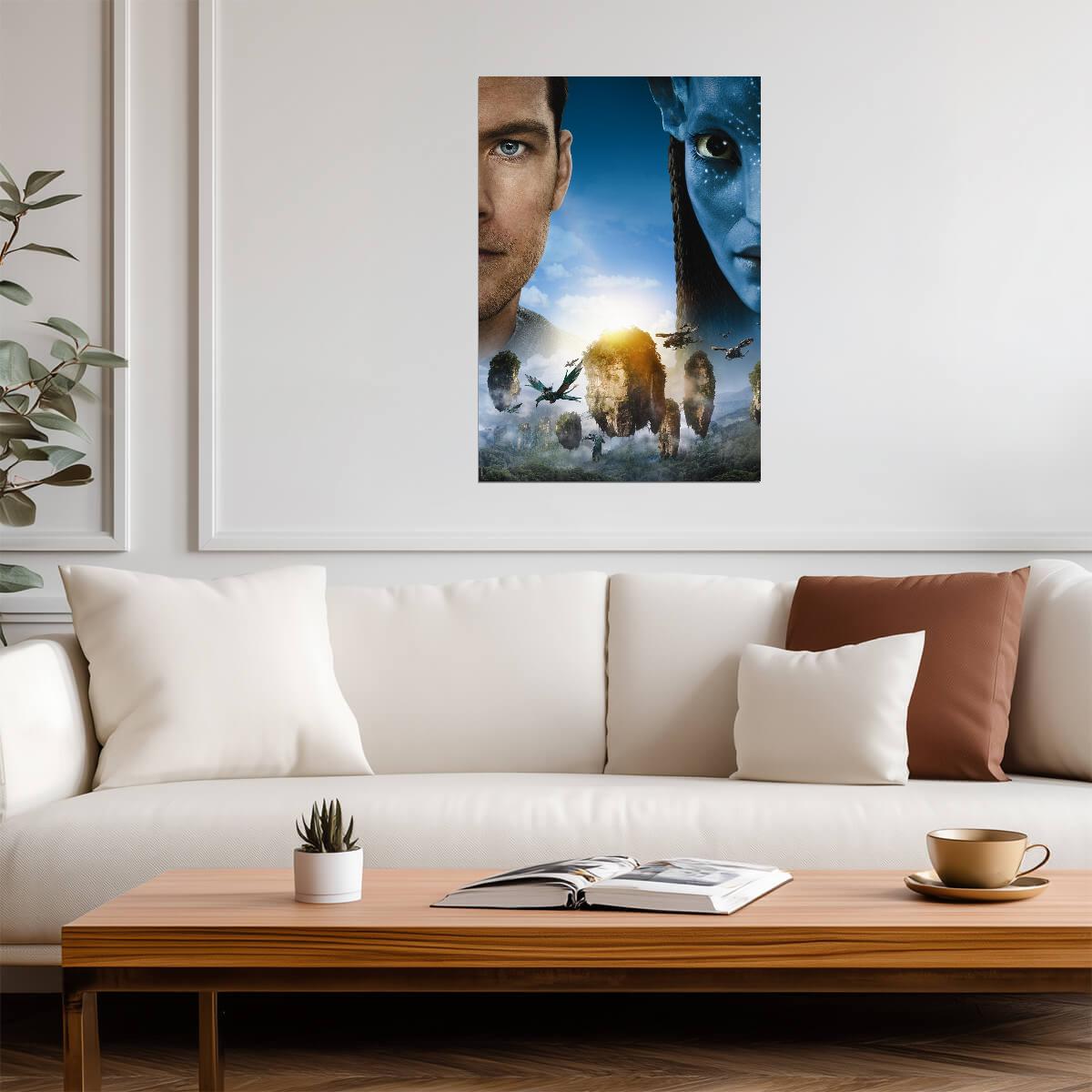 Avatar 2009 Movie Poster | Jake Sully and Neytiri - Movies & TV Poster