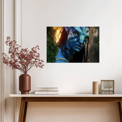 Avatar 2009 Movie Poster | Neytiri in War Paint - Movies & TV Poster