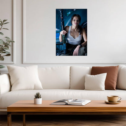 Avatar 2009 Movie Poster | Trudy Chacon with Rifle - Movies & TV Poster