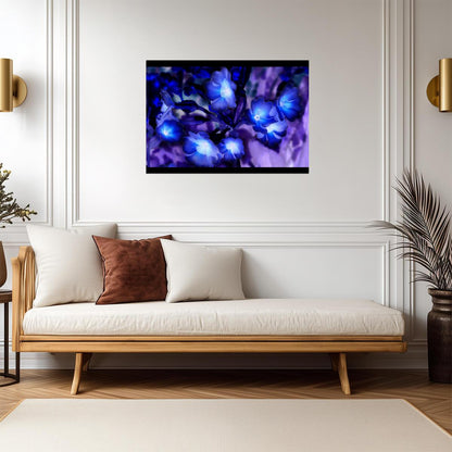 Avatar 2009 Movie Poster | Glowing Blue Pandora Flowers - Movies & TV Poster