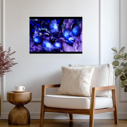 Avatar 2009 Movie Poster | Glowing Blue Pandora Flowers - Movies & TV Poster