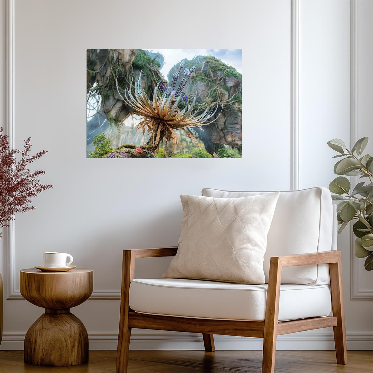 Avatar 2009 Movie Poster | Pandora Plant and Floating Cliffs - Movies & TV Poster