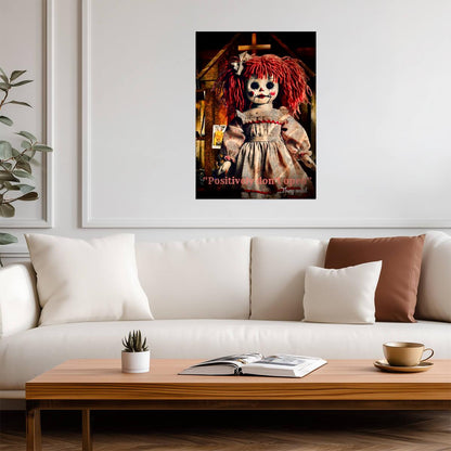 Annabelle Rag Doll Poster | Crosses and Candles - Graphic & Art Poster