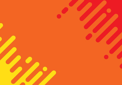 Orange and Yellow Geometric Poster | Abstract Wall Art Print - Graphic & Art Poster