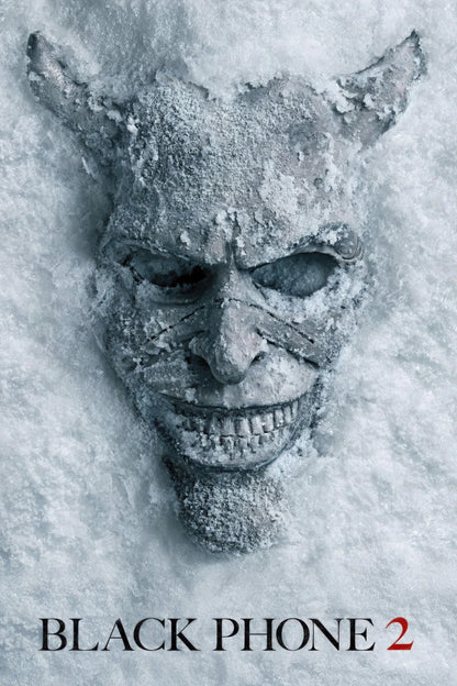 Black Phone 2 Movie Poster | The Grabber Mask Covered in Frost - Movies & TV Poster