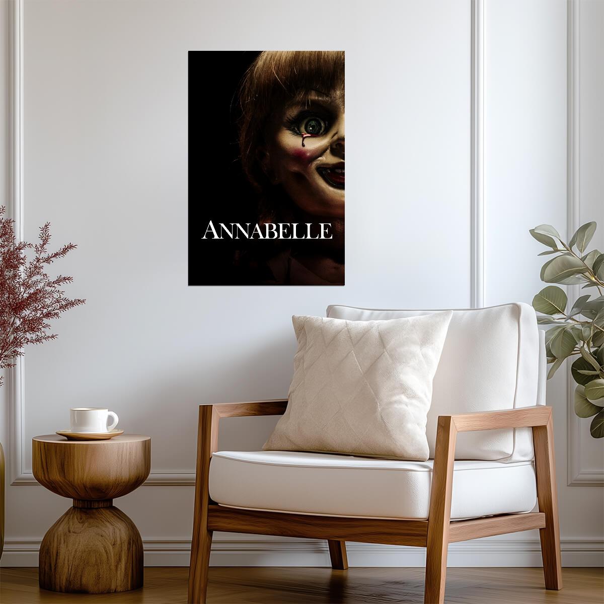 Annabelle 2014 Movie Poster | Bloody Tear Close-Up - Movies & TV Poster