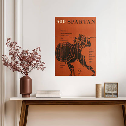 The 300 Spartans 1962 Poster | Polish Movie Art Print - Movies & TV Poster