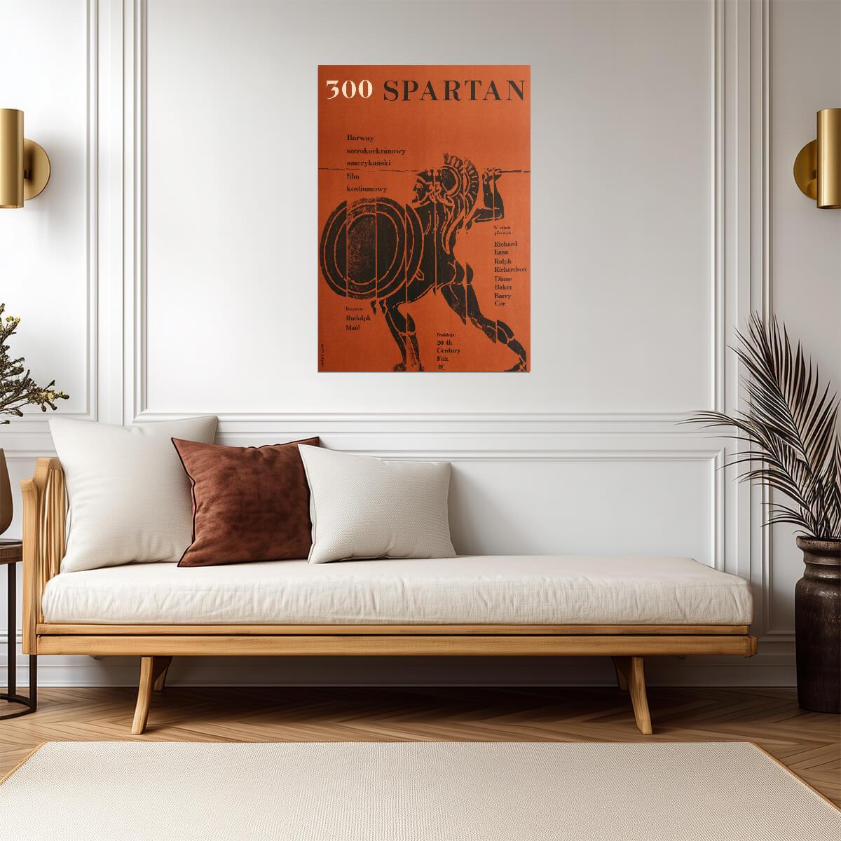 The 300 Spartans 1962 Poster | Polish Movie Art Print - Movies & TV Poster
