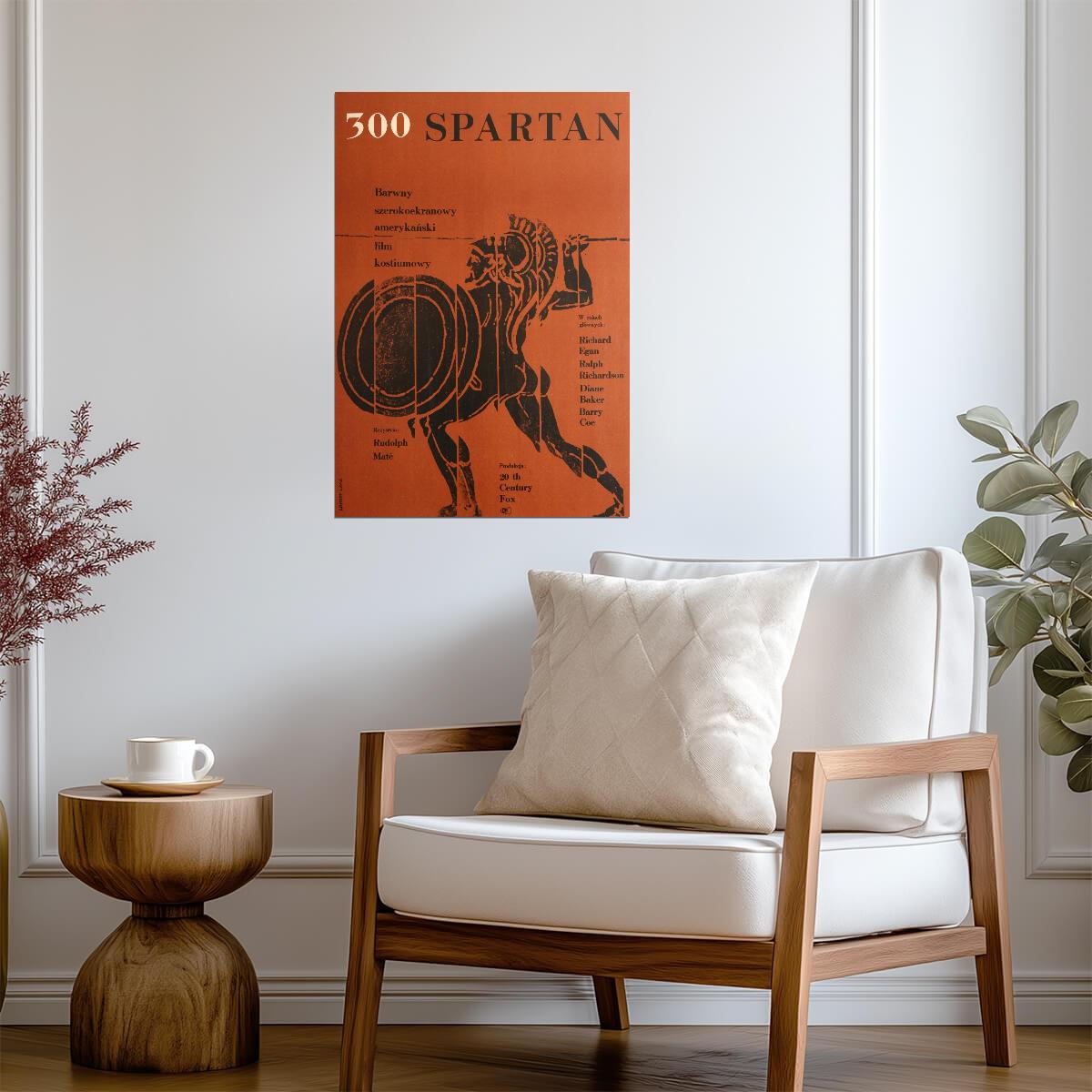 The 300 Spartans 1962 Poster | Polish Movie Art Print - Movies & TV Poster