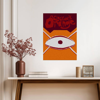 A Clockwork Orange Poster | Red Eye Movie Graphic Print - Movies & TV Poster