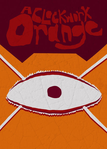 A Clockwork Orange Poster | Red Eye Movie Graphic Print - Movies & TV Poster