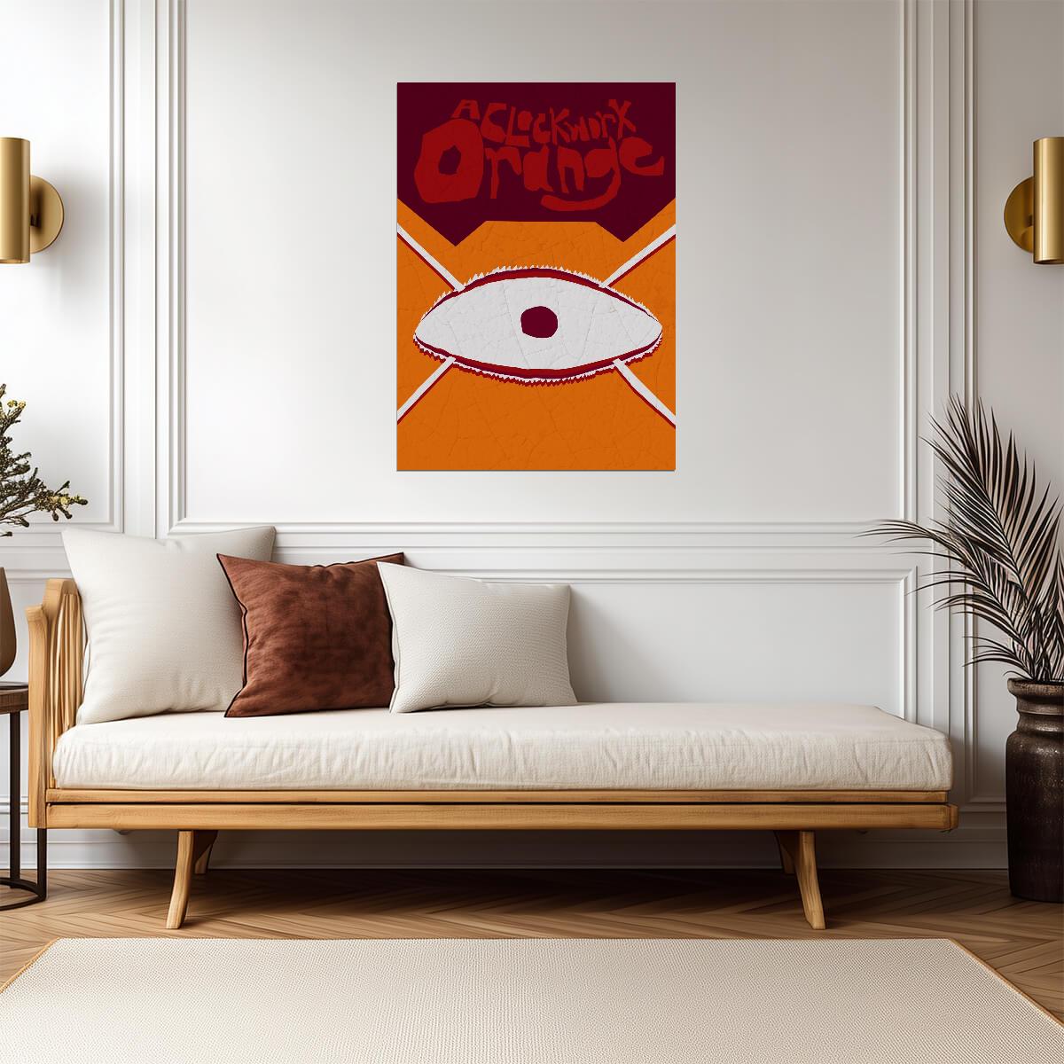 A Clockwork Orange Poster | Red Eye Movie Graphic Print - Movies & TV Poster