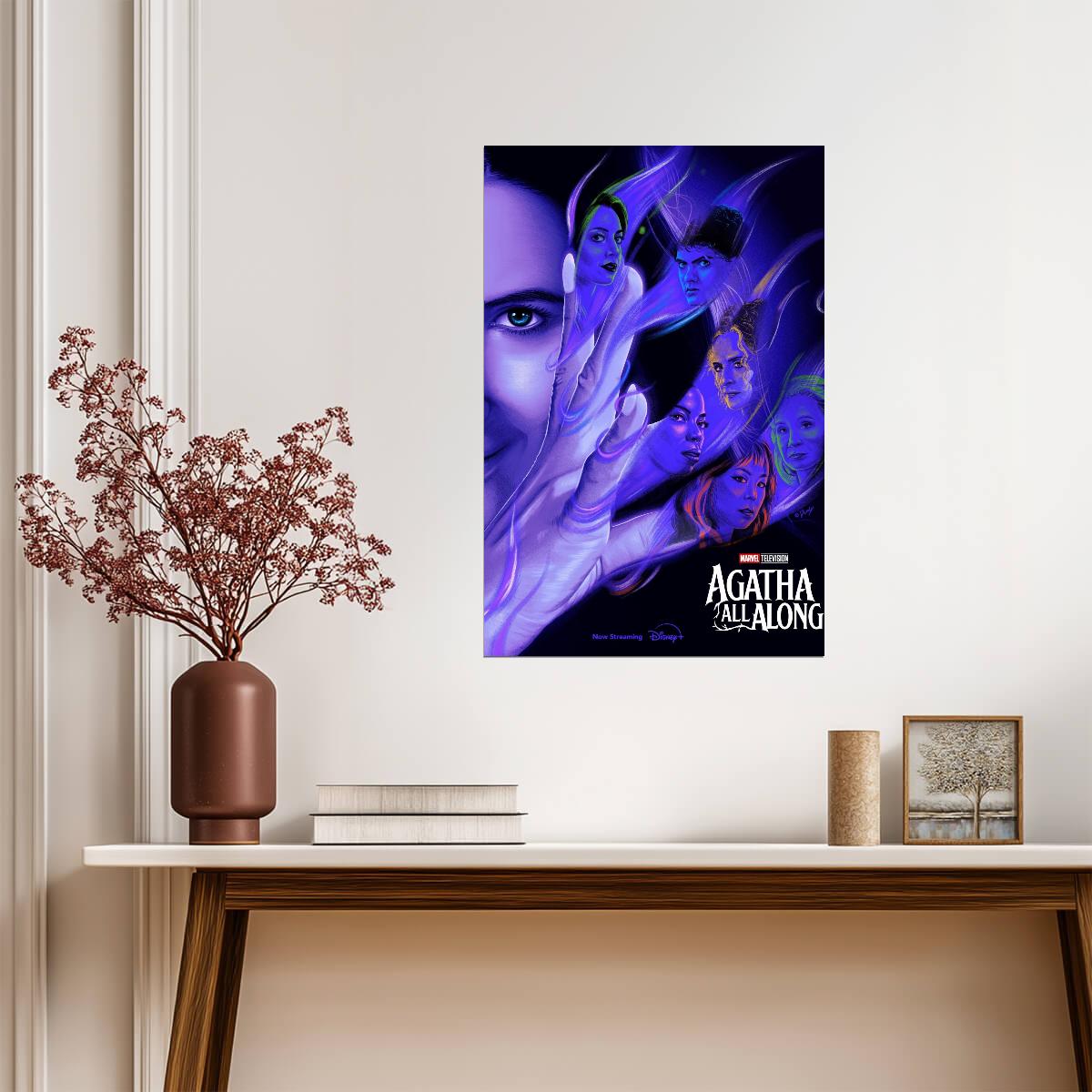 Agatha All Along Poster | Illustrated Coven Portraits - Movies & TV Poster