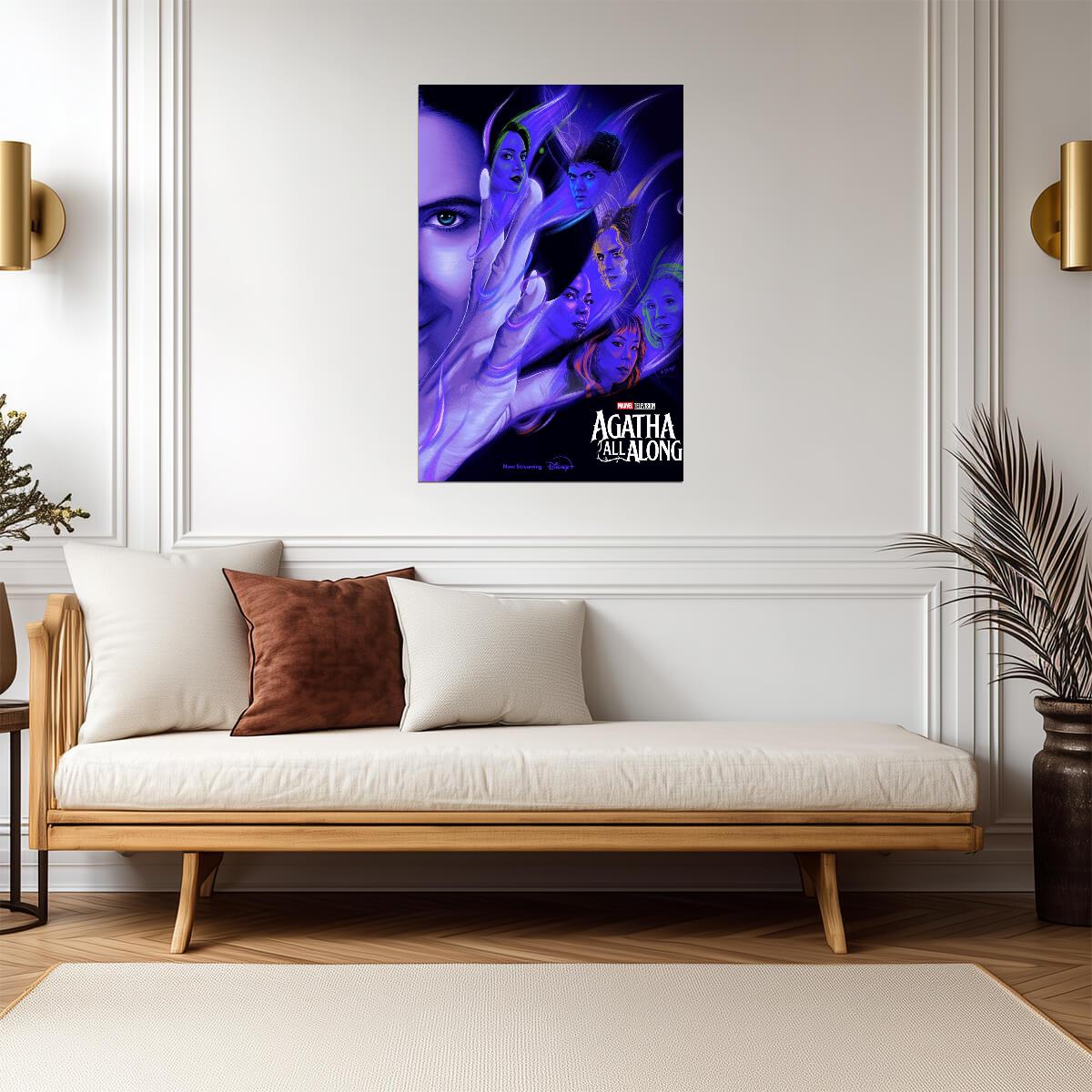 Agatha All Along Poster | Illustrated Coven Portraits - Movies & TV Poster