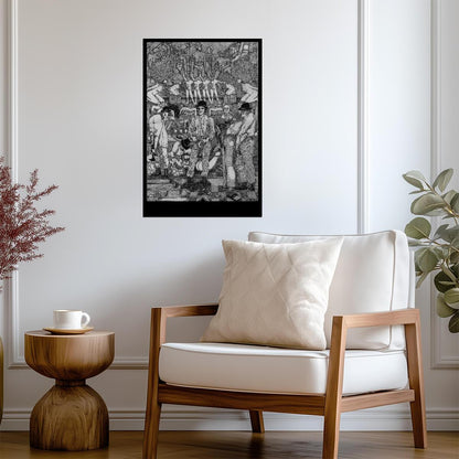 A Clockwork Orange Poster | Korova Milk Bar | Black and White Drawing - Movies & TV Poster