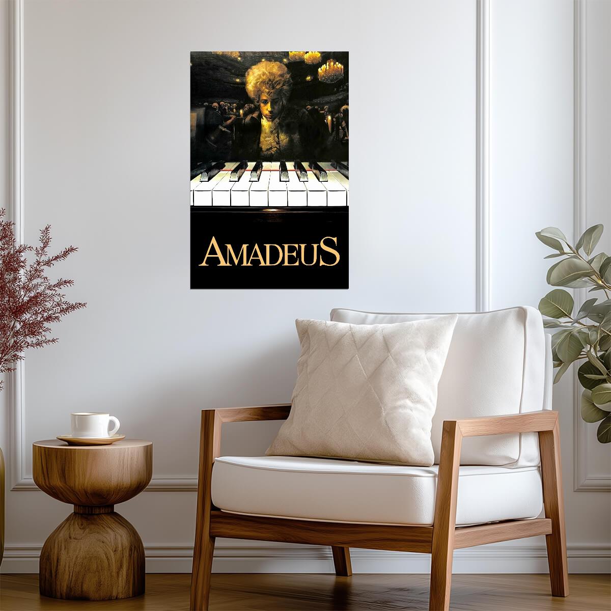 Amadeus 1984 Movie Poster | Tom Hulce as Mozart at the Piano - Movies & TV Poster