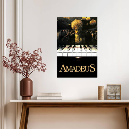 Amadeus 1984 Movie Poster | Tom Hulce as Mozart at the Piano - Movies & TV Poster