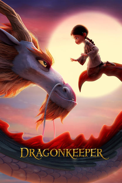 Dragonkeeper Movie Poster | Ping and the Dragon at Sunset - Movies & TV Poster