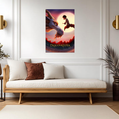 Dragonkeeper Movie Poster | Ping and the Dragon at Sunset - Movies & TV Poster
