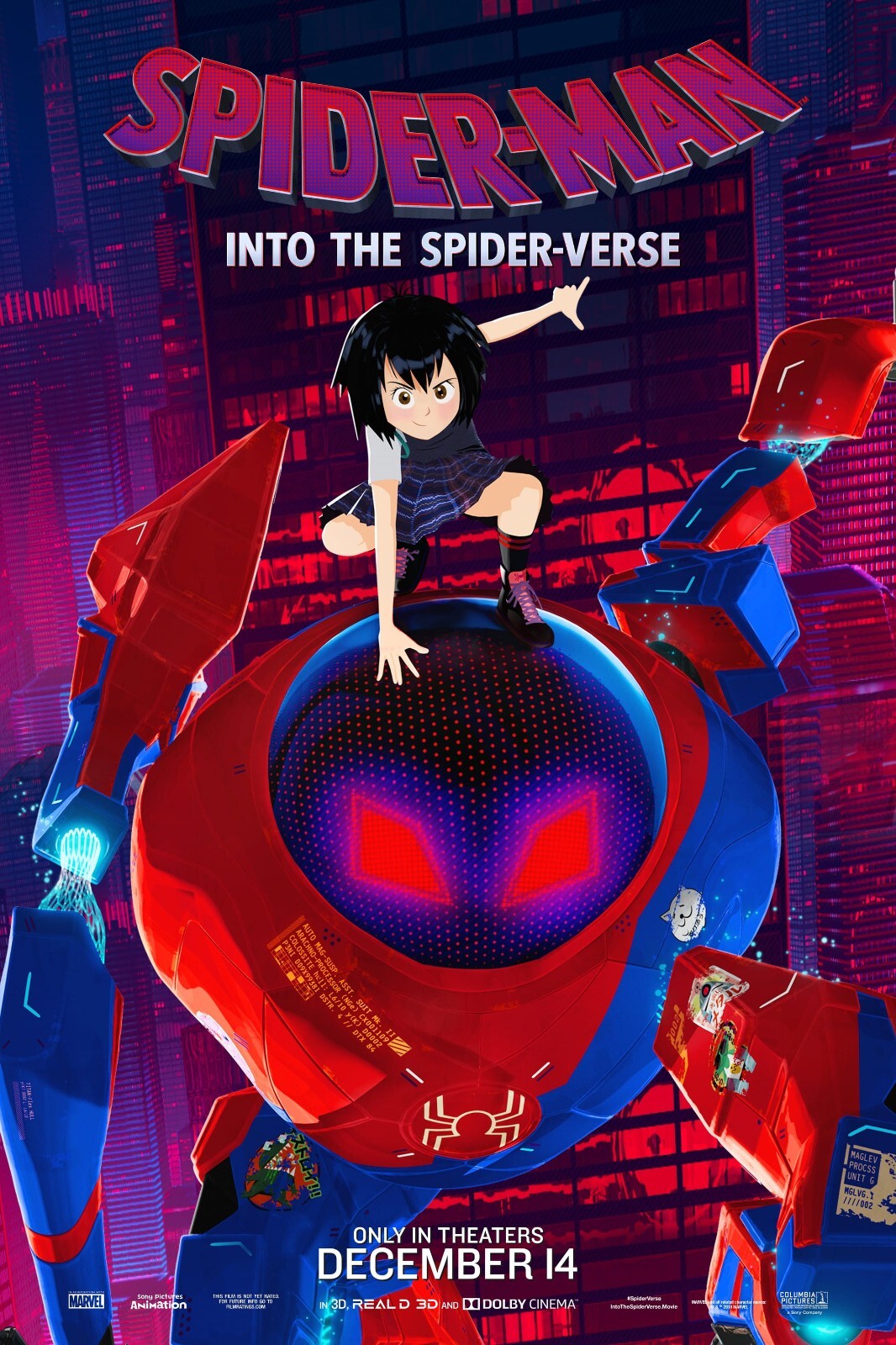 Spider-Man Into the Spider-Verse Movie Poster | Peni Parker and SP//dr - Movies & TV Poster