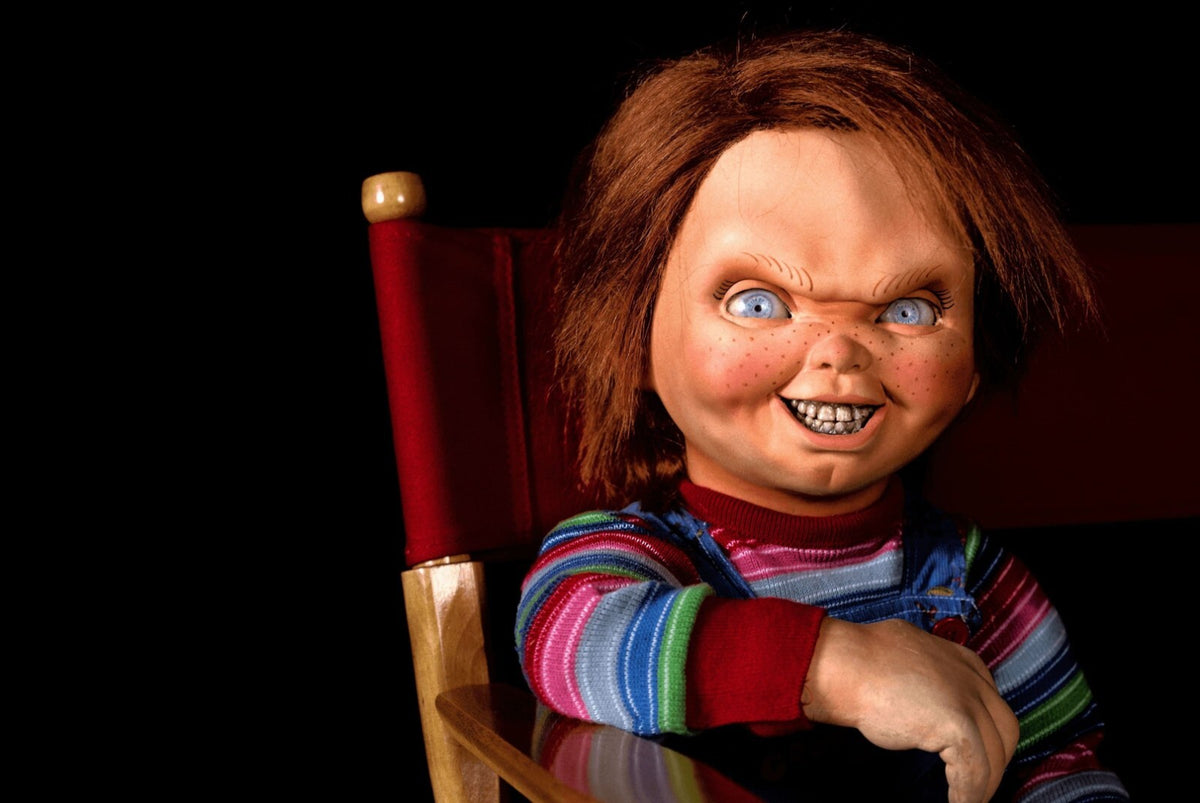 Child's Play 3 Movie Poster | Chucky in a Director's Chair - Movies & TV Poster