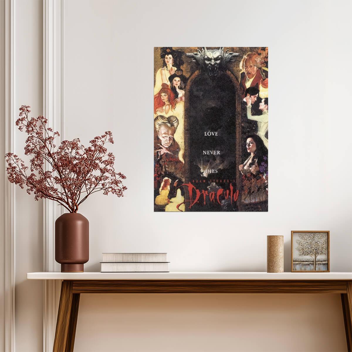 Bram Stoker's Dracula 1992 Movie Poster | Love Never Dies Cast Collage - Movies & TV Poster