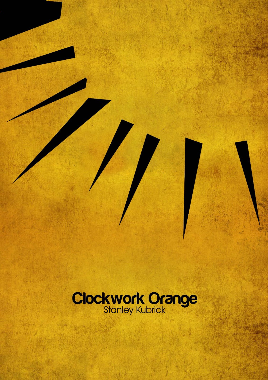 A Clockwork Orange Poster | Minimalist Eye and Eyelash Graphic - Movies & TV Poster