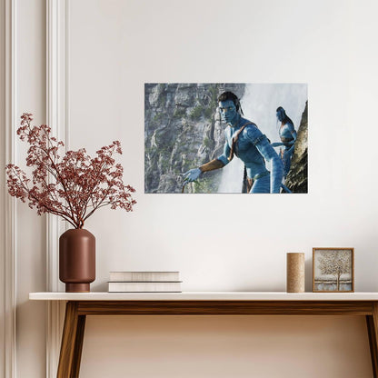 Avatar 2009 Movie Poster | Jake Sully at the Waterfall - Movies & TV Poster