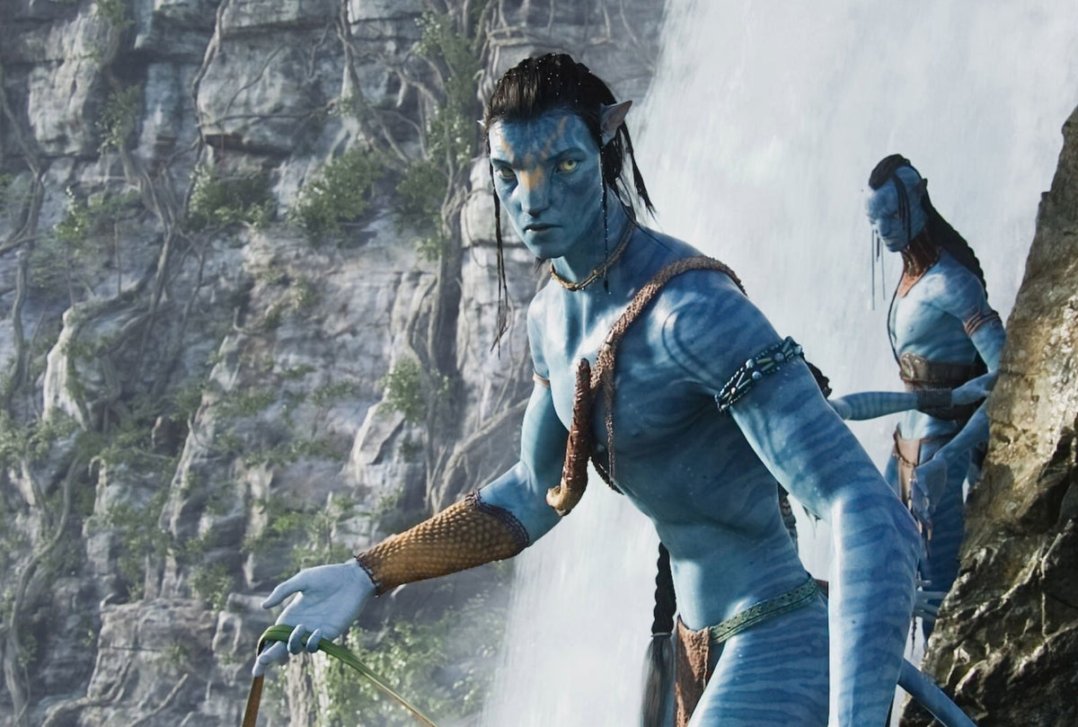 Avatar 2009 Movie Poster | Jake Sully at the Waterfall - Movies & TV Poster