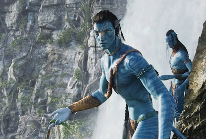 Avatar 2009 Movie Poster | Jake Sully at the Waterfall - Movies & TV Poster