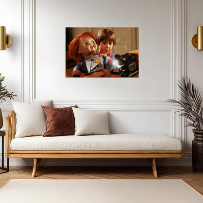 Child's Play 1988 Movie Poster | Andy Barclay with the Good Guys Doll - Movies & TV Poster