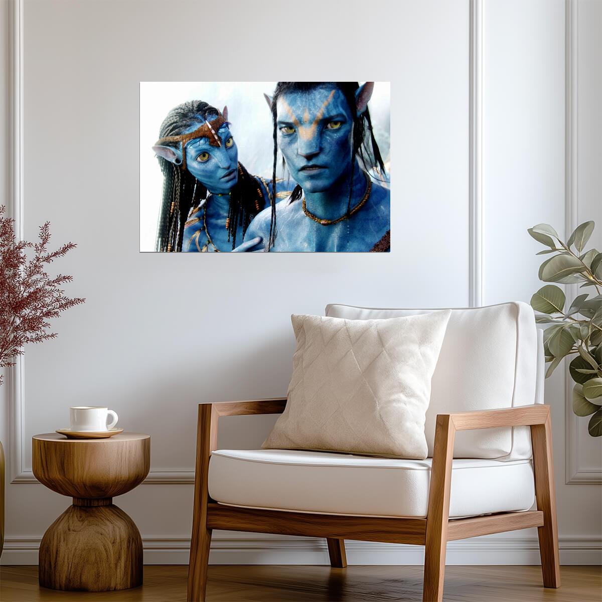 Avatar 2009 Movie Poster | Jake and Neytiri with Drawn Bow - Movies & TV Poster