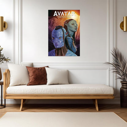 Avatar Tsu’tey’s Path Comic Poster | Na’vi Warrior Cover Art - Graphic & Art Poster