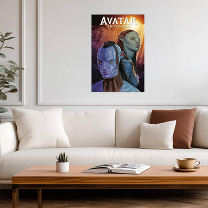 Avatar Tsu’tey’s Path Comic Poster | Na’vi Warrior Cover Art - Graphic & Art Poster
