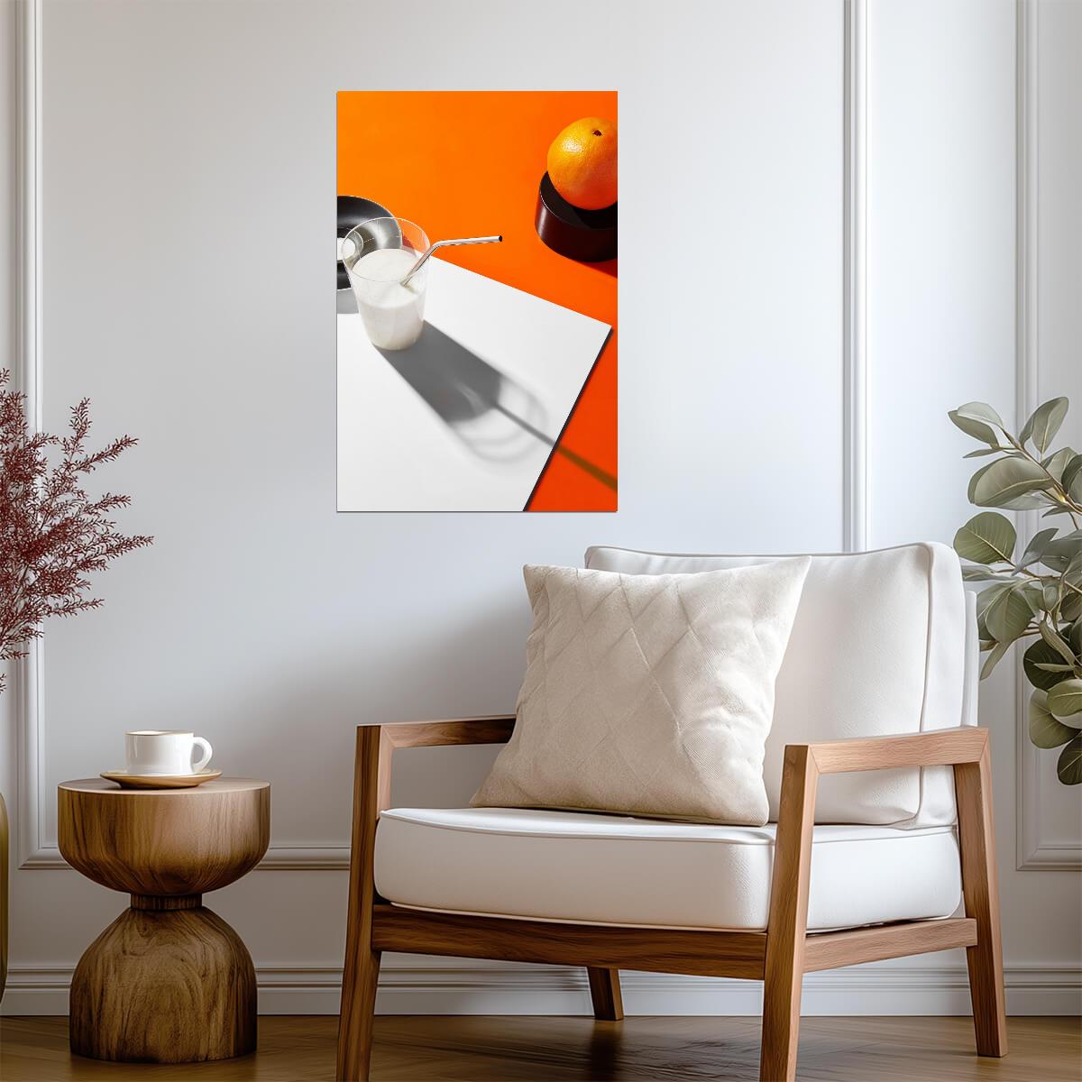 A Clockwork Orange Poster | Milk Glass and Vinyl Record Art Print - Movies & TV Poster