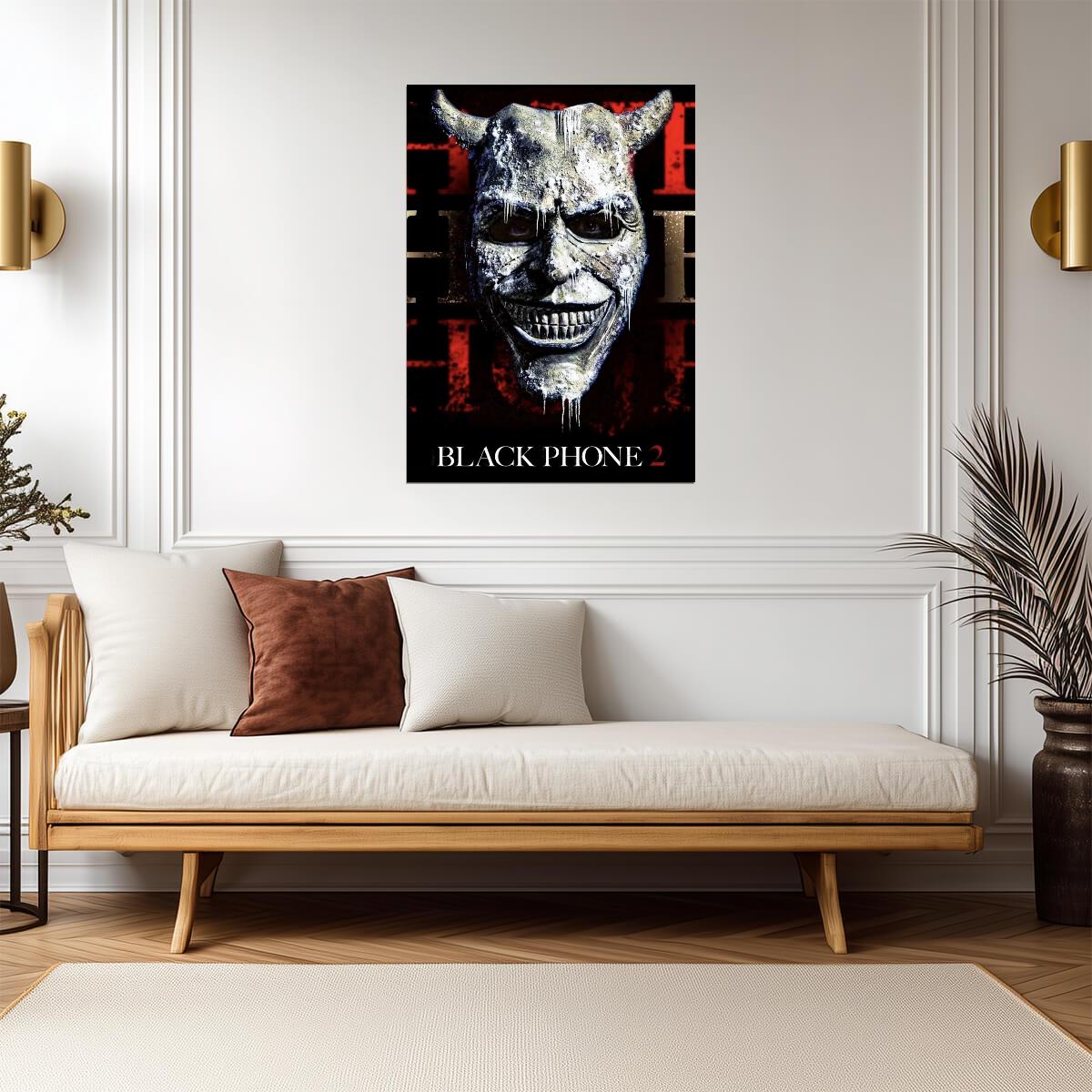 Black Phone 2 Movie Poster | Silver Grabber Mask - Movies & TV Poster