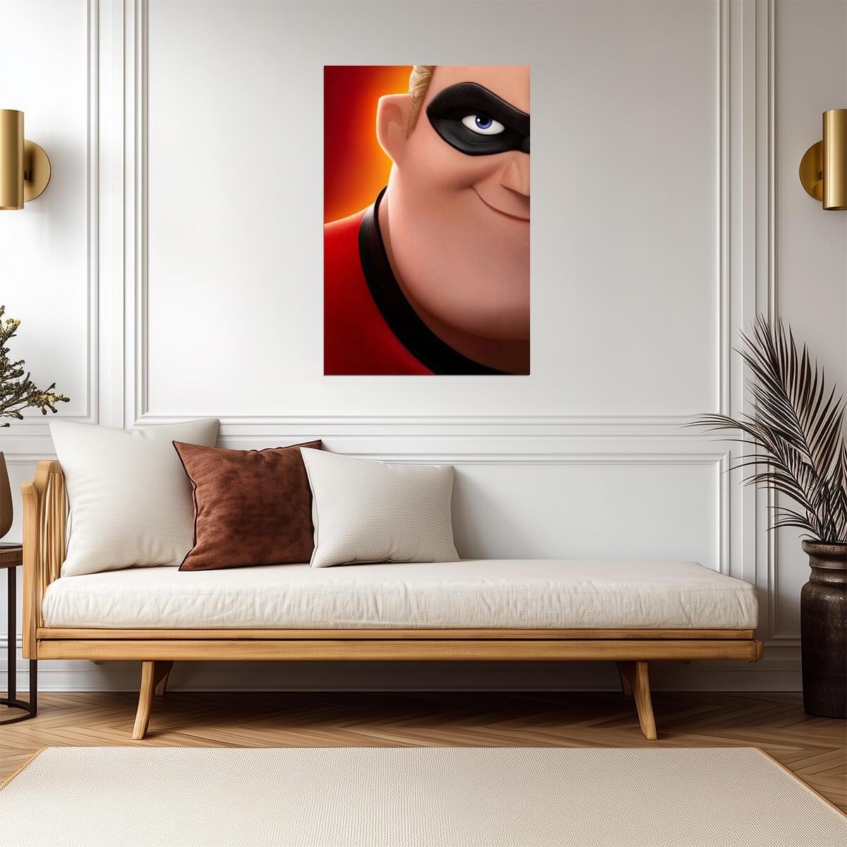 Incredibles 2 Movie Poster | Mr. Incredible Close-Up - Movies & TV Poster