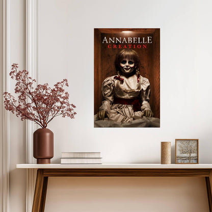 Annabelle Creation Movie Poster | Wooden Box Portrait - Movies & TV Poster