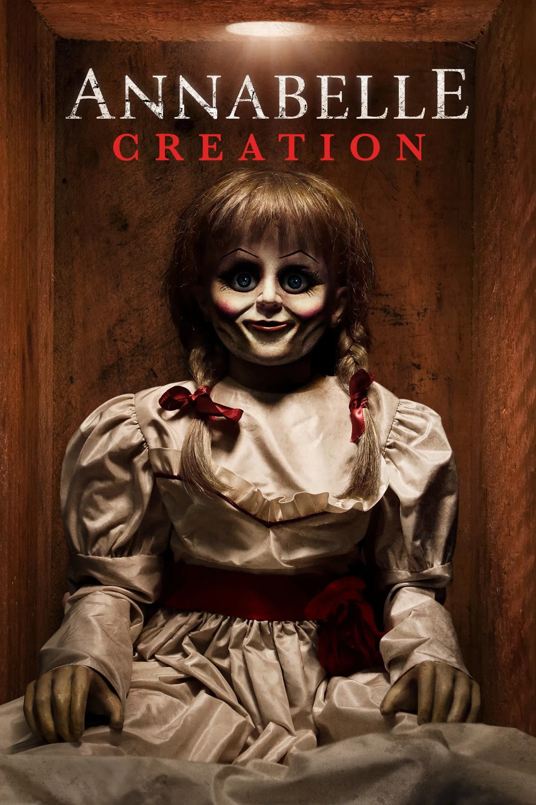 Annabelle Creation Movie Poster | Wooden Box Portrait - Movies & TV Poster