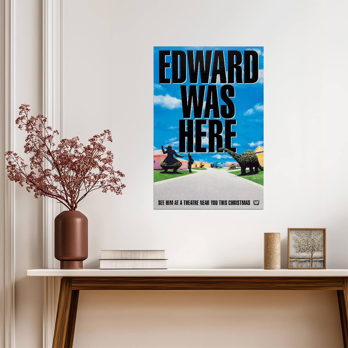Edward Scissorhands Movie Poster | Edward Was Here - Movies & TV Poster