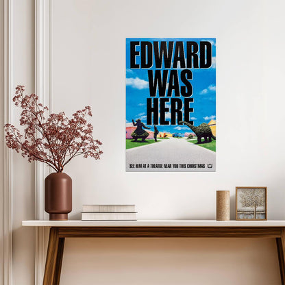 Edward Scissorhands Movie Poster | Edward Was Here - Movies & TV Poster